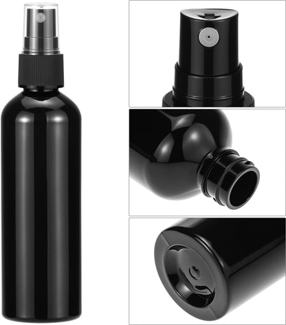 Black Empty Spray Bottles, 30 Pack 4 oz Refillable Plastic Containers with Fine Mist Sprayer for Essential V1258-DP02-C-2105