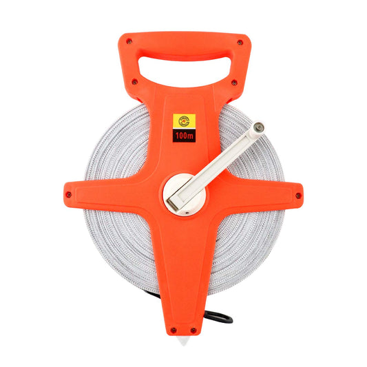 Tape Measure, 1/2" x 330' Open Reel Dual Sided Fiberglass Tape Measure for Engineer, Yard and Field, V1258-DP02-C-2106
