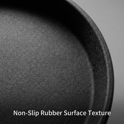 14-Inch Round Non-Slip Serving Tray Set - 4Pack Rubber Surface Drink & Meal Carrier for Home, Cafe & Catering V1258-DP02-C-2108