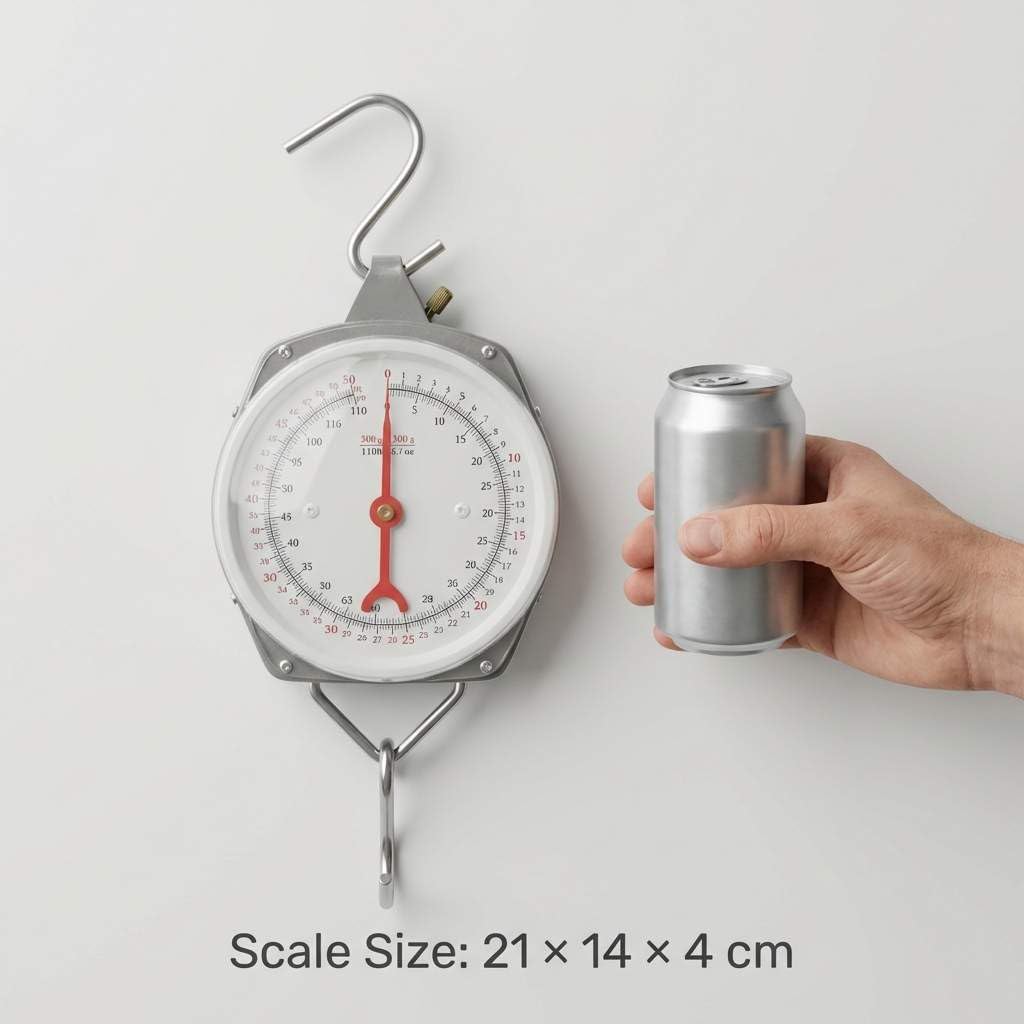 Precision Hanging Scale, 110lbs / 50kg Capacity, Dual Unit, Heavy Duty V1258-DP02-C-2109