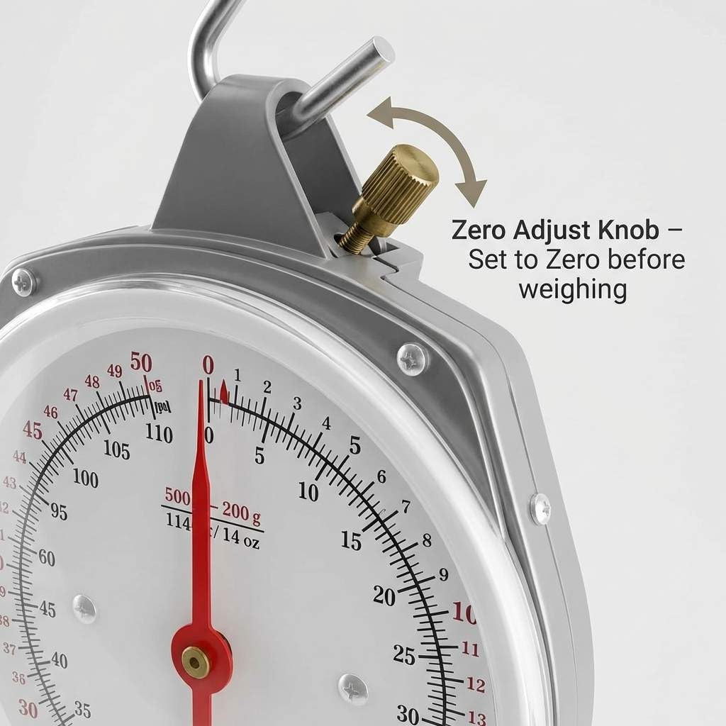 Precision Hanging Scale, 110lbs / 50kg Capacity, Dual Unit, Heavy Duty V1258-DP02-C-2109