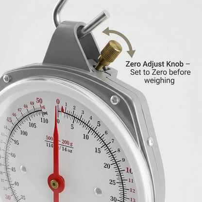 Precision Hanging Scale, 110lbs / 50kg Capacity, Dual Unit, Heavy Duty V1258-DP02-C-2109