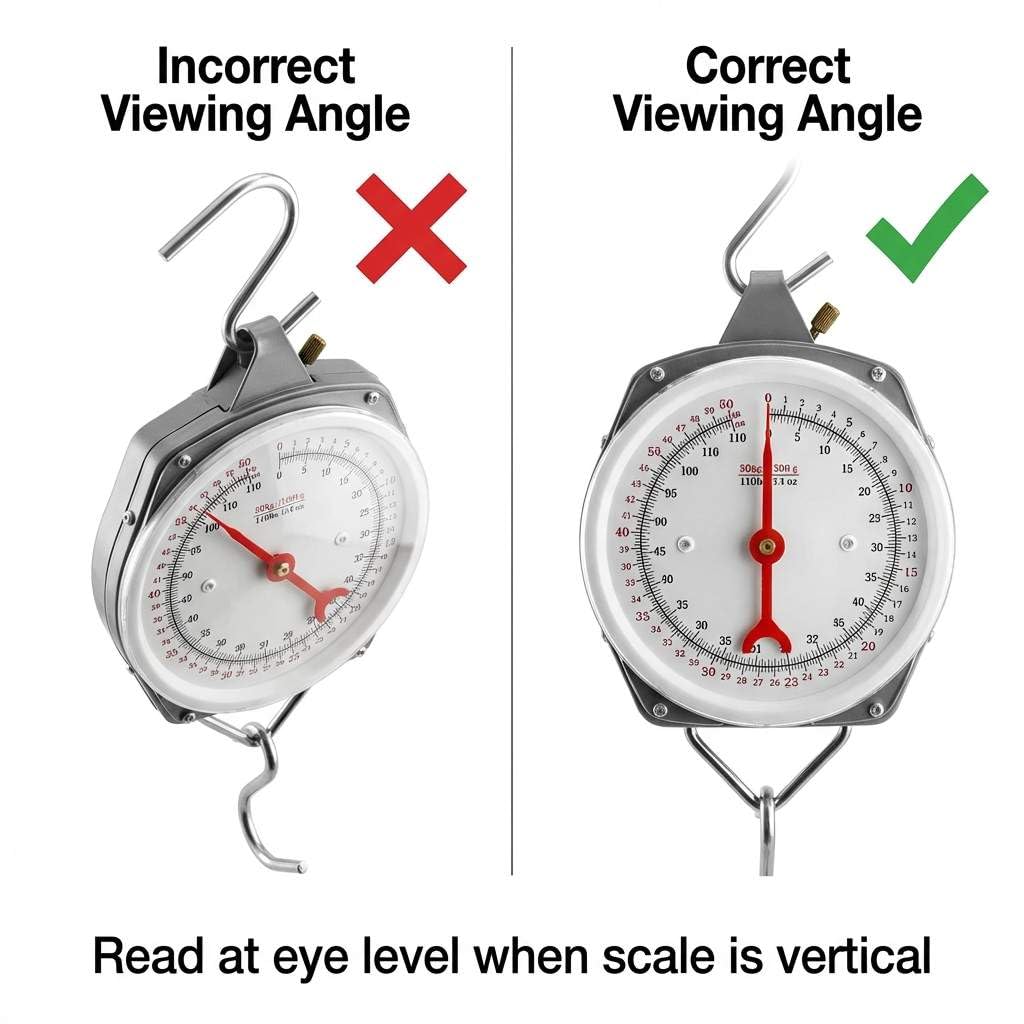 Precision Hanging Scale, 110lbs / 50kg Capacity, Dual Unit, Heavy Duty V1258-DP02-C-2109