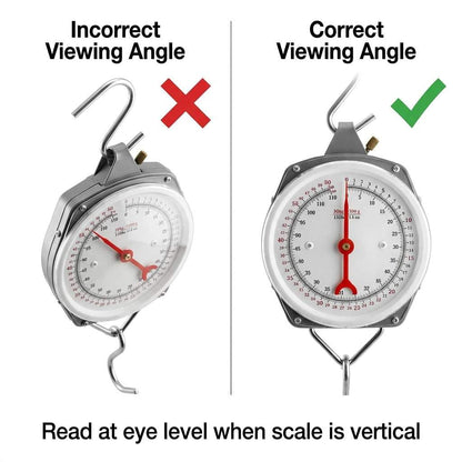 Precision Hanging Scale, 110lbs / 50kg Capacity, Dual Unit, Heavy Duty V1258-DP02-C-2109