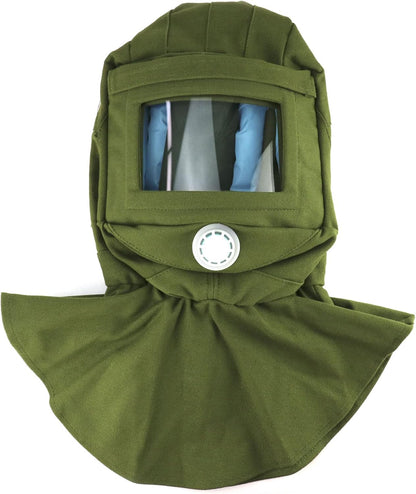 Sand Blasting Hood Cap, Shawl Cap Sandblasting Mask Anti Dust/Wind Sandblasting Tool Mask,Cut/Scratch/Heat V1258-DP02-C-2110