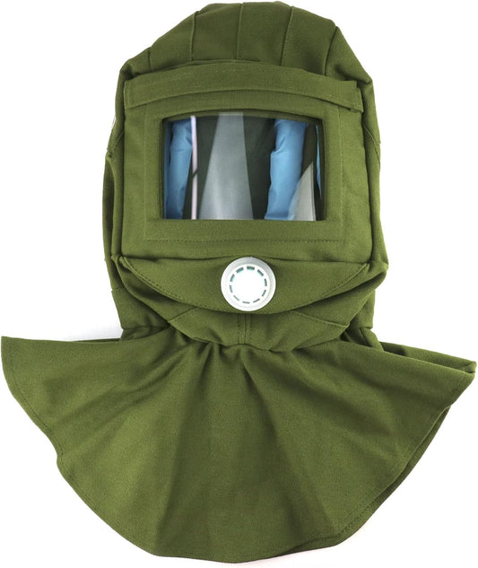 Sand Blasting Hood Cap, Shawl Cap Sandblasting Mask Anti Dust/Wind Sandblasting Tool Mask,Cut/Scratch/Heat V1258-DP02-C-2110