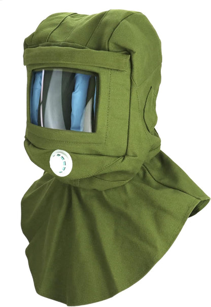 Sand Blasting Hood Cap, Shawl Cap Sandblasting Mask Anti Dust/Wind Sandblasting Tool Mask,Cut/Scratch/Heat V1258-DP02-C-2110