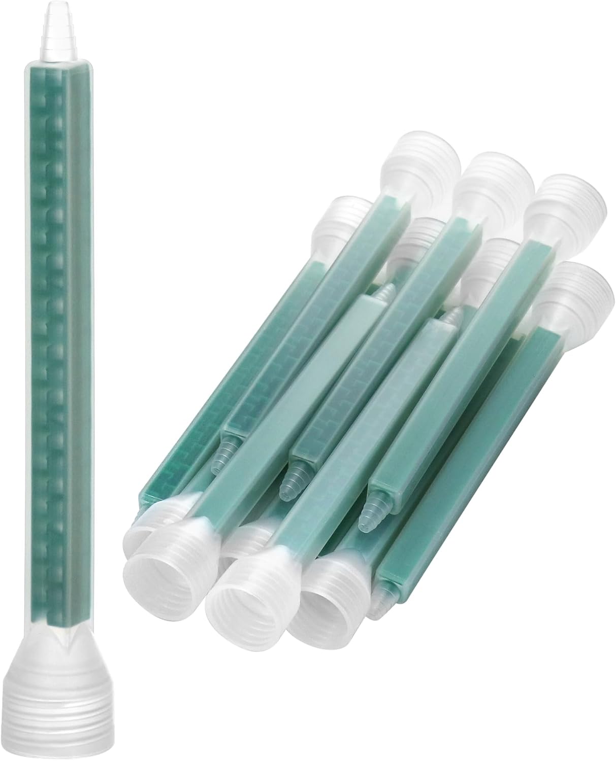 Epoxy Mixing Nozzle, Static Mixing Nozzle Tip for Adhesive Cartridges, Pack of 20 V1258-DP02-C-2119