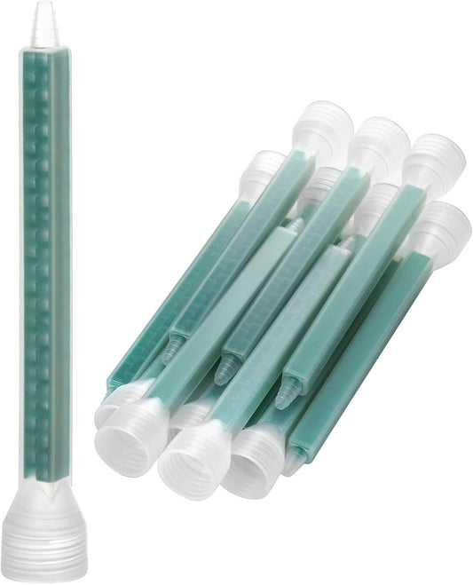 Epoxy Mixing Nozzle, Static Mixing Nozzle Tip for Adhesive Cartridges, Pack of 20 V1258-DP02-C-2119