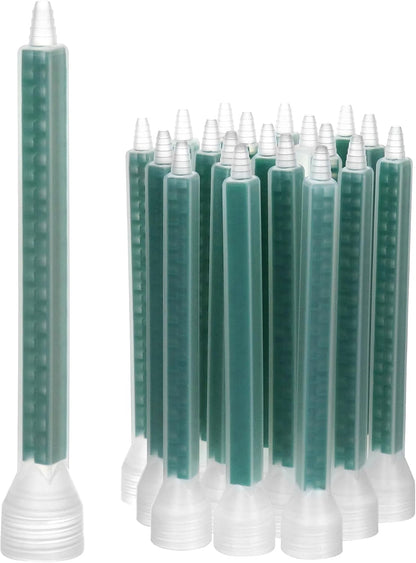 Epoxy Mixing Nozzle, Static Mixing Nozzle Tip for Adhesive Cartridges, Pack of 20 V1258-DP02-C-2119