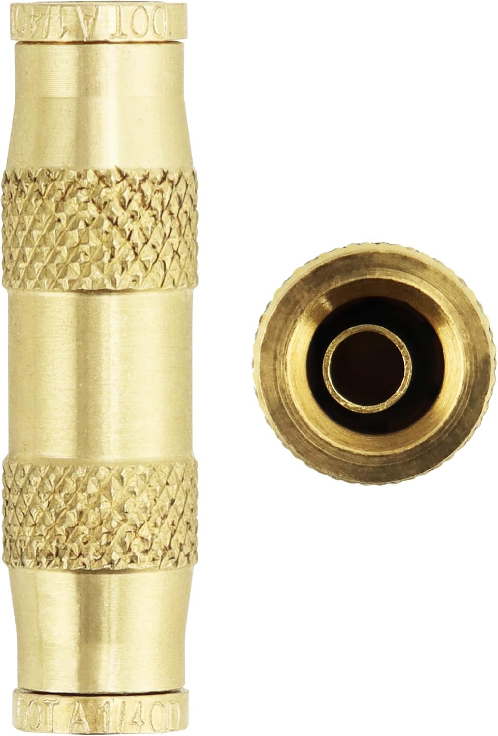 1/4" Push To Connect Fittings - 10 Pack Air Compressor Quick Connect Dot Air Line Pneumatic Hose Fittings V1258-DP02-C-2122