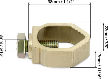 Direct Burial Ground Rod Clamp, 10 Pack 5/8" Diameter Copper Mechanical Connectors V1258-DP02-C-2127