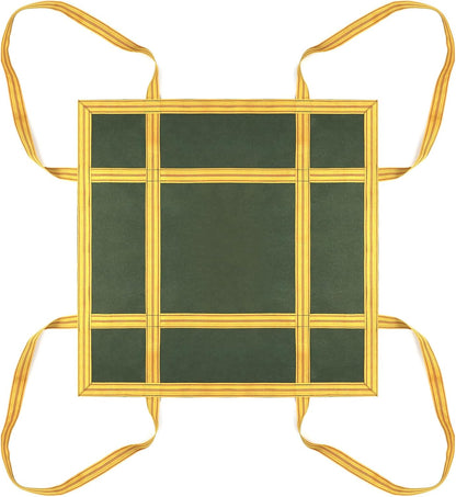 Heavy-Duty Canvas Cargo Lifting Pad Net - 3.28ft x 3.28ft Reinforced Handle Lifting Net for Construction, V1258-DP02-C-2142