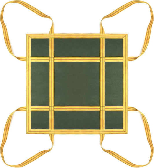 Heavy-Duty Canvas Cargo Lifting Pad Net - 3.28ft x 3.28ft Reinforced Handle Lifting Net for Construction, V1258-DP02-C-2142