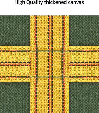 Heavy-Duty Canvas Cargo Lifting Pad Net - 3.28ft x 3.28ft Reinforced Handle Lifting Net for Construction, V1258-DP02-C-2142