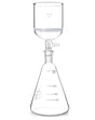 Borosilicate Glass 500ml Buchner Filtering Funnel and 1000 mL Erlenmeyer Flask, with Standard 24/40 Joint V1258-DP02-C-2143