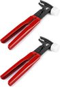 Heavy-Duty Wheel Weight Hammer Pliers, Tool for Installing and Removing Clip-On Wheel Weights, Red V1258-DP02-C-2145