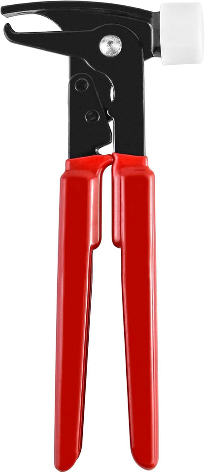 Heavy-Duty Wheel Weight Hammer Pliers, Tool for Installing and Removing Clip-On Wheel Weights, Red V1258-DP02-C-2145