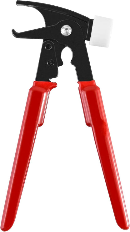 Heavy-Duty Wheel Weight Hammer Pliers, Tool for Installing and Removing Clip-On Wheel Weights, Red V1258-DP02-C-2145