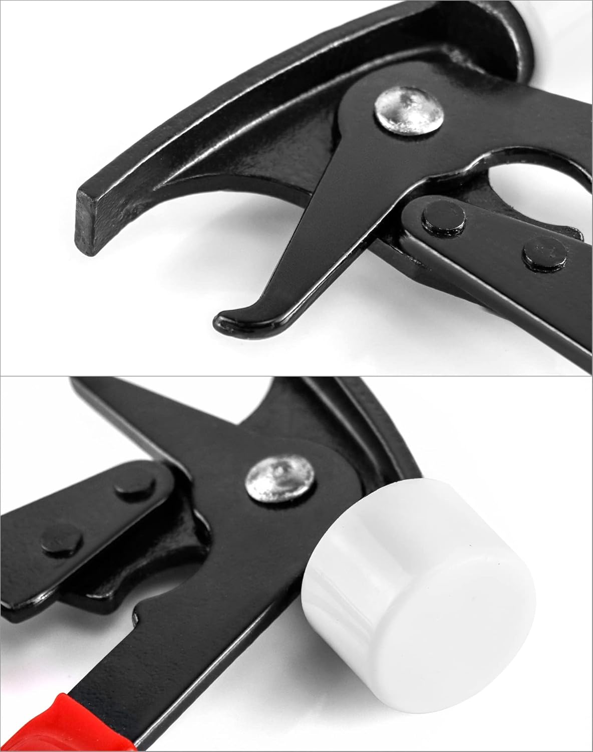 Heavy-Duty Wheel Weight Hammer Pliers, Tool for Installing and Removing Clip-On Wheel Weights, Red V1258-DP02-C-2145