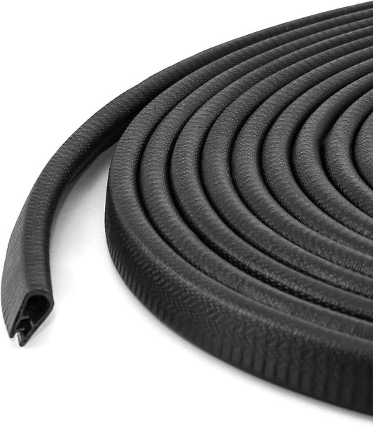 Seal Strip, 40 Feet Edge Trim, EDPM Rubber Seal Trim for Cars, Boats, Trucks, RVs, Fits Edge 1/16" to 1/8" V1258-DP02-C-2148