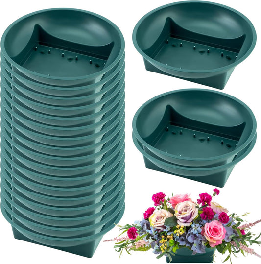 20 Pack Floral Supplies Green Bowls for Flower Arrangements, Floral Arrangements Supplies Containers for V1258-DP02-C-2153