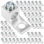 Aluminum Alloy Mechanical Lugs, Terminal Mechanical Lug, Set of 50, Tin Plated with High-Strength V1258-DP02-C-2154