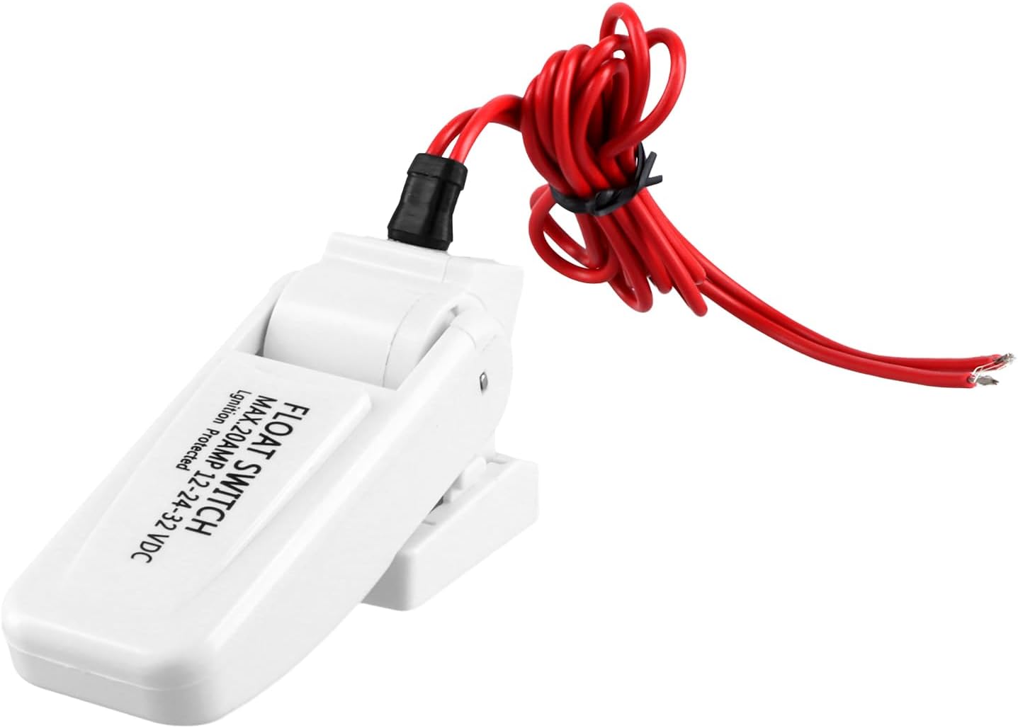 2 Pack Heavy-Duty Automatic Boat Bilge Pump Float Switch | Moisture Tight, Ignition Protected - 12/24/32VDC, V1258-DP02-C-2156