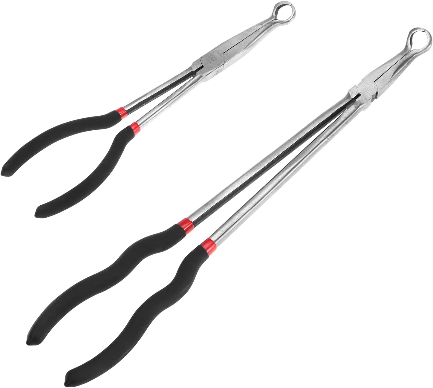 Offset Spark Plug Boot Removal Plier - 5/8" Opening, 11" and 16" Length, Offset Tip for Tight Spots, Protects V1258-DP02-C-2162