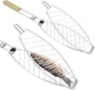 2-Pack Stainless Steel Fish Grill Basket - Portable Locking Grill Rack for Small-Medium Fish, Camping & Home V1258-DP02-C-2172