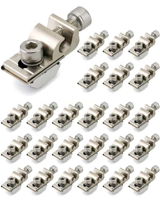 Grounding Lug 6.7mm - Aluminium Alloy Rail Connector for Solar Roof, Ground Mount & Carport Systems V1258-DP02-C-2173