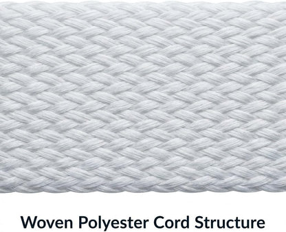 3/4" x 250' Woven Polyester Cord Strap - Strong 2400 lb Strength for Pallet, Bundling & Packaging V1258-DP02-C-2174