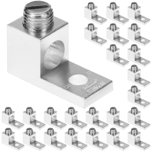 Aluminum Alloy Mechanical Lugs, 25Pcs High-Strength Terminal Mechanical Lug, Screw Size 5/16-24, Compatible V1258-DP02-C-2177