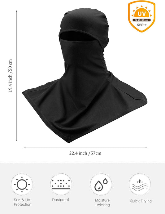 3 Piece Balaclava Face Cover Sun Protection Neck Cover Summer Balaclava Motorcycle Face Mask for Men Women V1258-DP02-C-2192