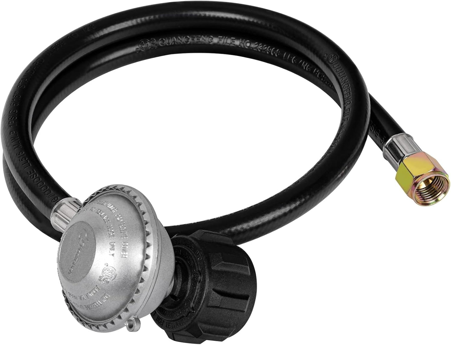 3FT Gas Grill Regulator and Hose, Propane Regulator Replacement Part for Camp Chef Griddle & Stove and V1258-DP02-C-221