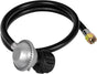 3FT Gas Grill Regulator and Hose, Propane Regulator Replacement Part for Camp Chef Griddle & Stove and V1258-DP02-C-221