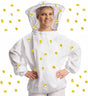 41 Pcs Halloween Beekeeper Costume Set Include 1 Beekeeper Set 20 Felt Bee 20 Round Tape for Cosplay(Large) V1258-DP02-C-2225