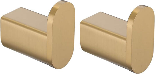 Champagne Bronze Towel Hooks for Bathrooms Wall Mount Coat Hooks SUS304 Stainless Steel Hand Towel Robe V1258-DP02-C-2238