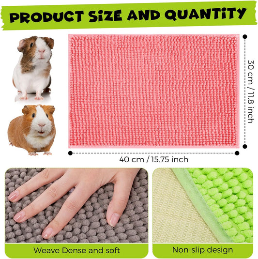 8 Pcs Guinea Pig Cage Liner for Guinea Pig Cage Bedding Reusable Rabbit Mat Pad Washable Training Pad Animal V1258-DP02-C-2249