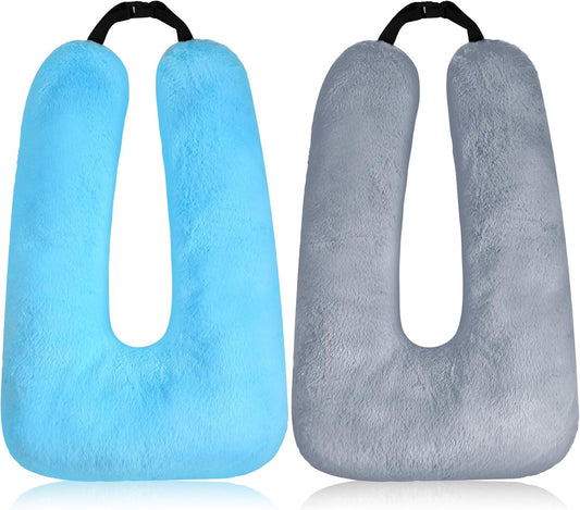 2 Pcs Car Travel Pillow for the Back Seat 28 x 18 in Sleeping Reading Pillows for Long Distance Travel Car V1258-DP02-C-2251