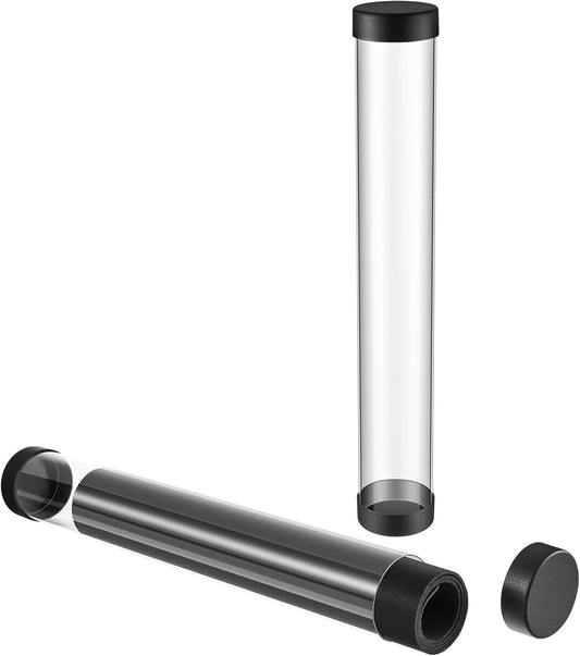 2 Pcs Playmat Tube Round Compatible with MTG Play Mat Holders 16.14 Inch Playmat Case TCG Clear Artwork Tube V1258-DP02-C-2256