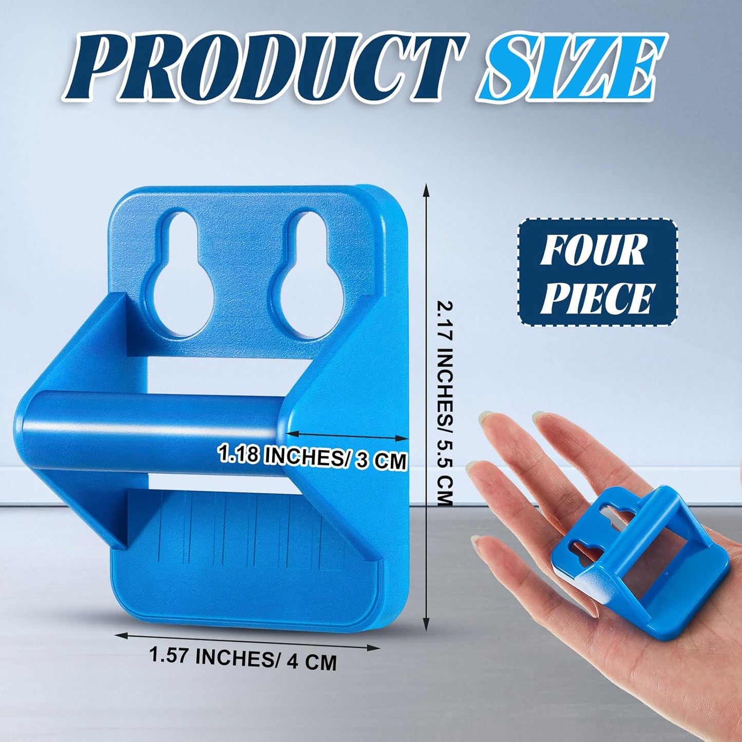 4 Pcs Ice Bucket Hanger Bracket Ice Bucket Hook Holder Compatible with Saf T Tote for Storage Sanitary Drying V1258-DP02-C-2258