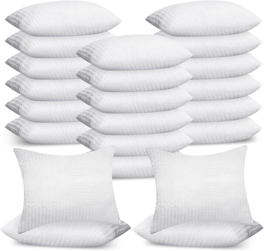 20 Pcs Standard Bed Pillows for Sleeping Soft Down Alternative Hotel Bedding Pillows Inserts for Stomach Side V1258-DP02-C-2269