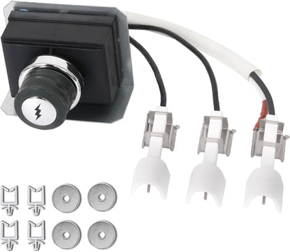 7628 Grill Igniter Kit (1836-13) for Weber Genesis 310 & 320 Gas Grills with Front Control (2011-2016) V1258-DP02-C-231