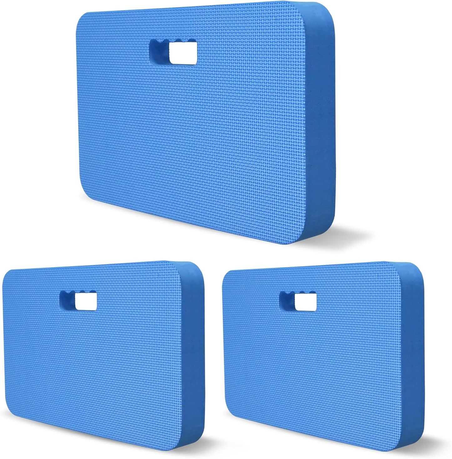 3-Pack Garden Kneeling Pad - For Gardening, Baby Bath, Yoga, Pilates, Exercise, Blue V1258-DP02-C-239