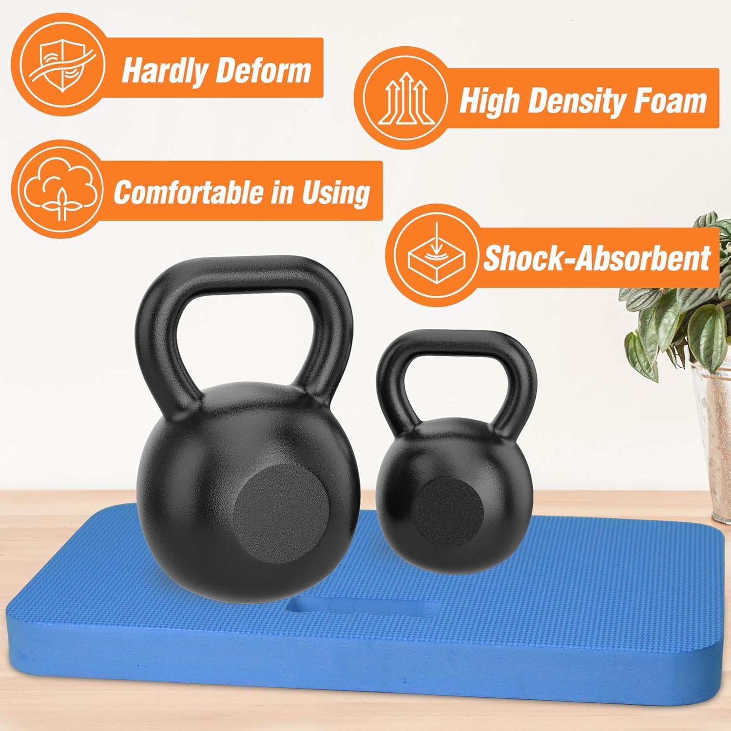 3-Pack Garden Kneeling Pad - For Gardening, Baby Bath, Yoga, Pilates, Exercise, Blue V1258-DP02-C-239