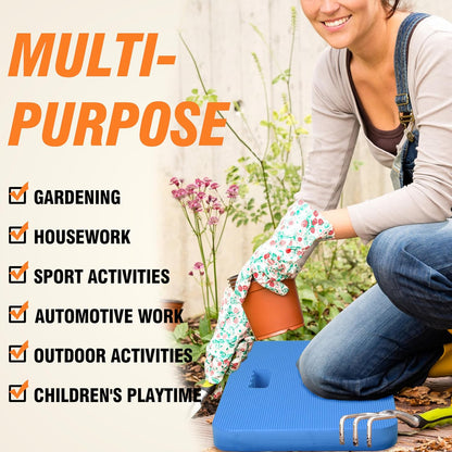 3-Pack Garden Kneeling Pad - For Gardening, Baby Bath, Yoga, Pilates, Exercise, Blue V1258-DP02-C-239