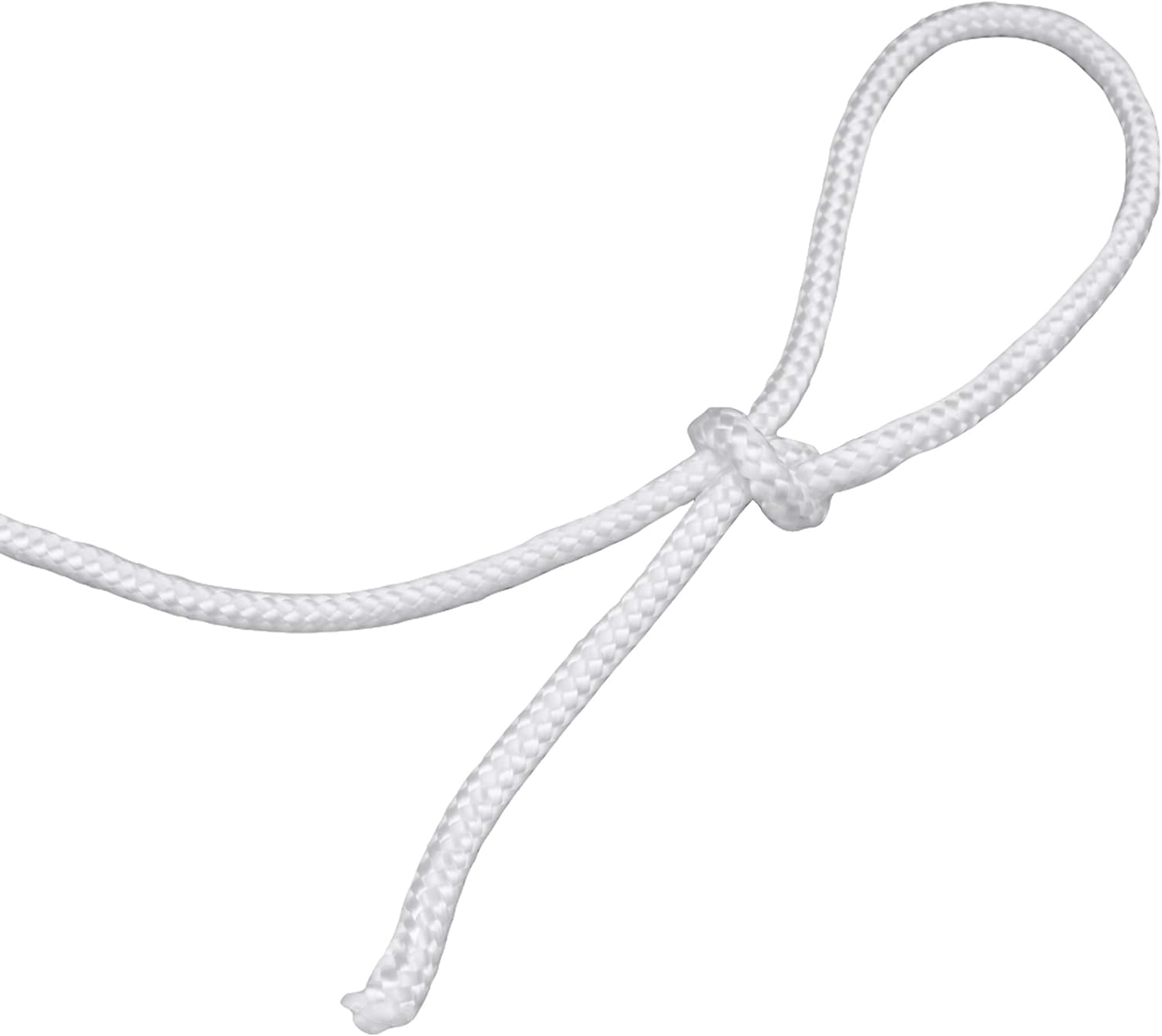 2-Pack 100' x 1/4" White Rope, UV Resistant Rope for Flag Pole, Clothes line, Camping Tent, Canoes, Tree Work V1258-DP02-C-242