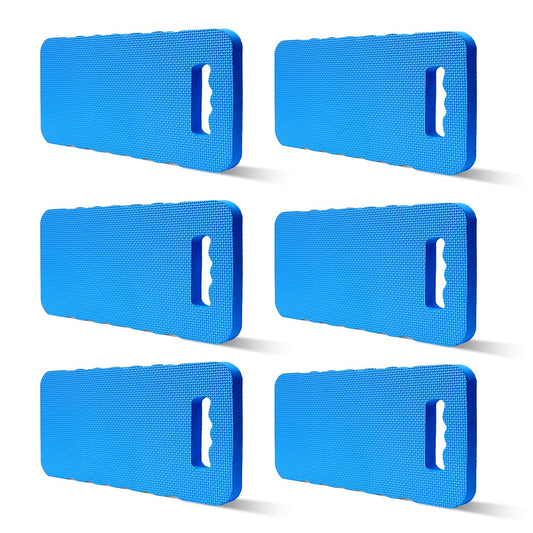 6-Pack Garden Kneeling Cushions - For Gardening, Baby Bath, Yoga, Pilates, Exercise, 16"x8"x1", Blue V1258-DP02-C-245