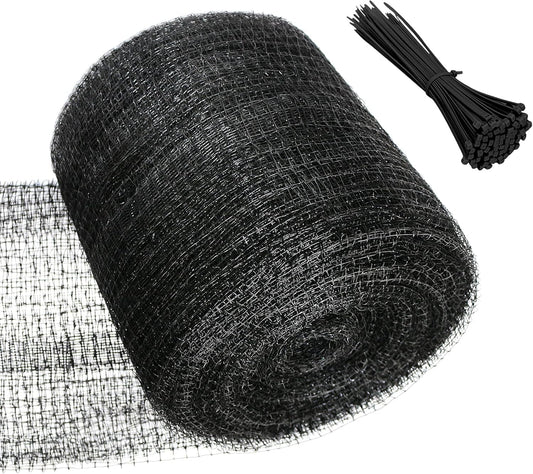 6.8ft x 65ft Anti Bird Netting, Pond Net with 50pcs Cable Ties - Protect Your Garden Vegetables Fruit Plants V1258-DP02-C-247
